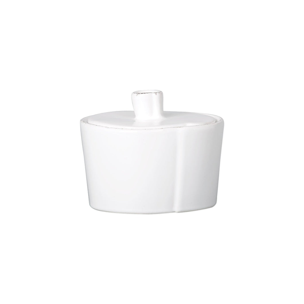 Lastra White Covered Sugar