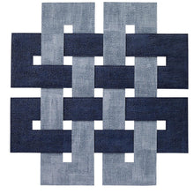 Load image into Gallery viewer, Celtic Navy/ Ice Blue Placemat, Set of 4

