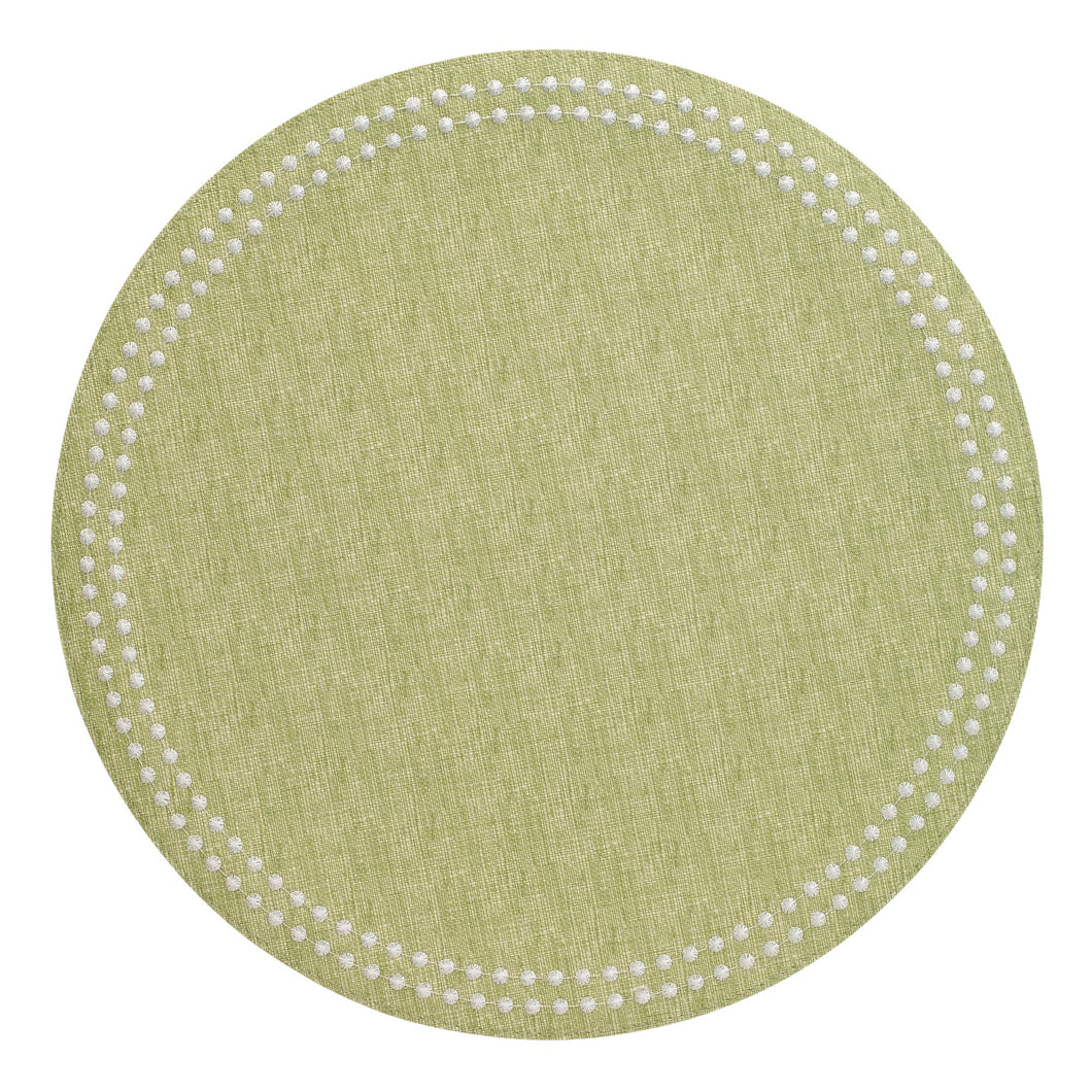 Pearls Fern/White Placemat, Set of 4