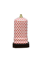 Load image into Gallery viewer, Red Fish Scale Porcelain Lamp
