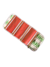 Load image into Gallery viewer, Hattie&#39;s Long Fold-Up Bag, Laurie&#39;s Ruffled Ribbon
