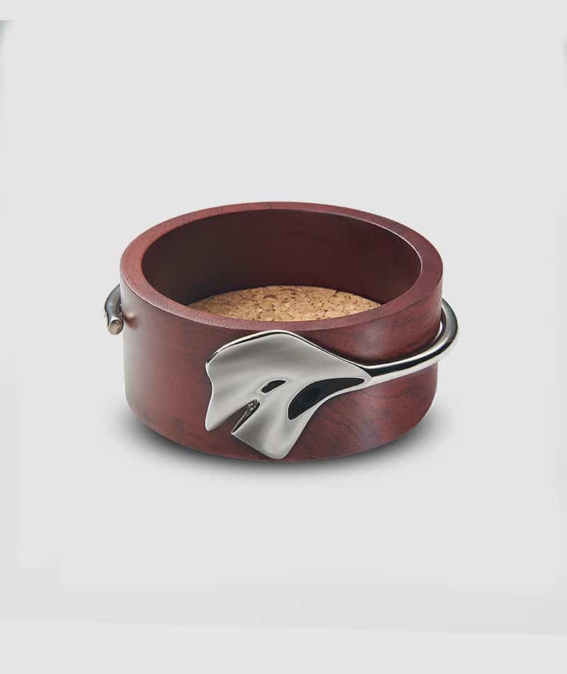 Ginkgo Wood Bottle Coaster - Thumbnail 4