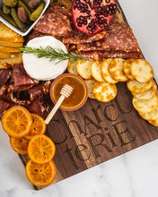 Load image into Gallery viewer, Live Edge Walnut Single Handle Charcuterie Board, 24x12
