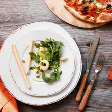 Load image into Gallery viewer, Melamine Lastra White Dinner Plate
