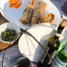 Load image into Gallery viewer, Melamine Lastra White Oval Platter
