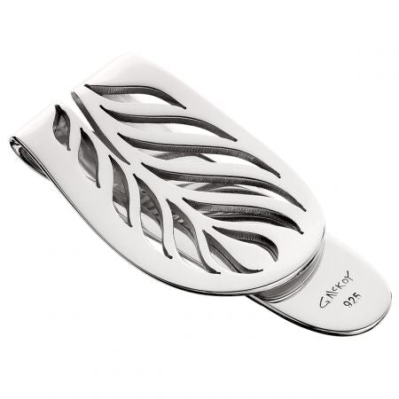 Hand-Cut Money Clip, Sterling Silver