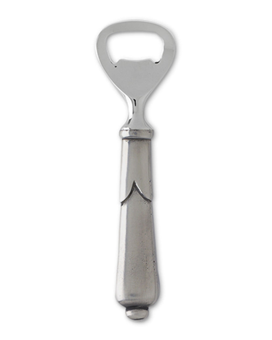 Stylish forged Match pewter bottle opener. 
