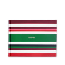 Load image into Gallery viewer, Memory Book, Christmas Stripe
