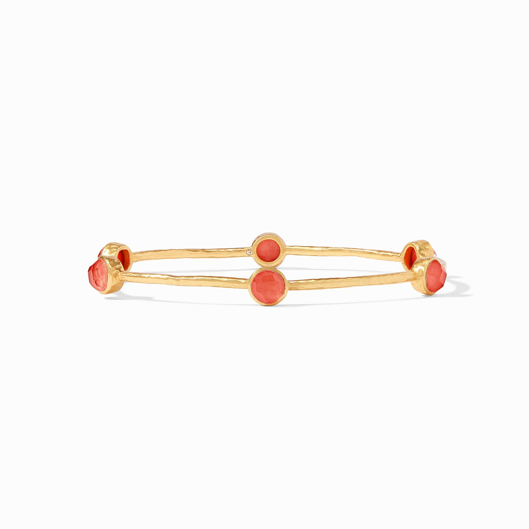 Milano Luxe Bangle Gold Iridescent Coral