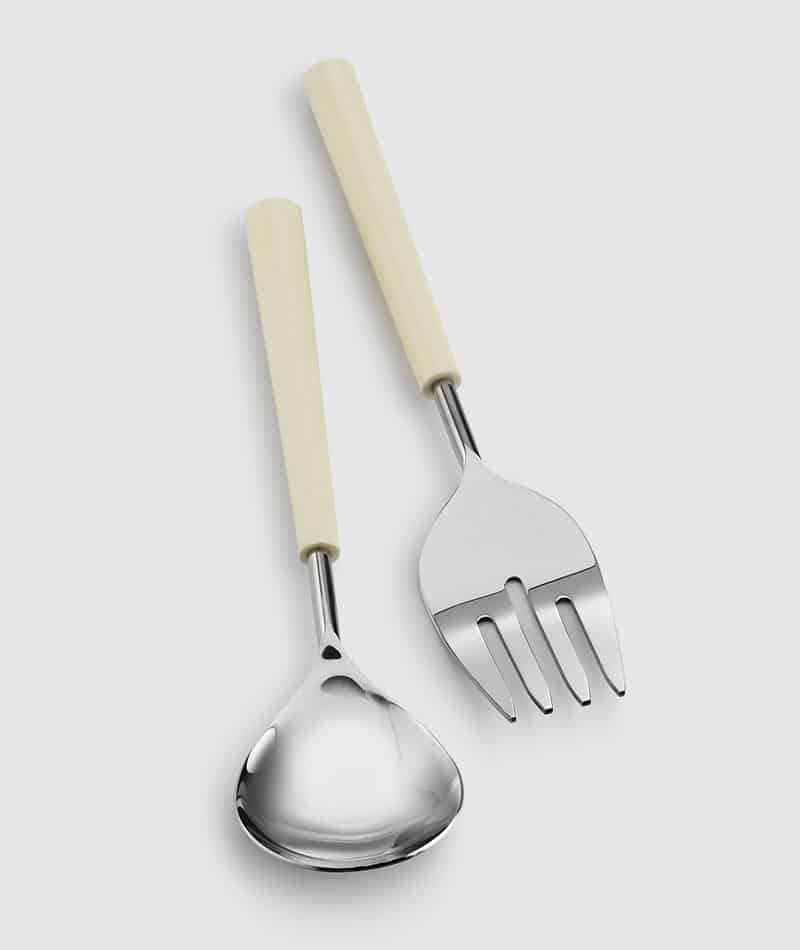 Contour Island Ivory Salad Set