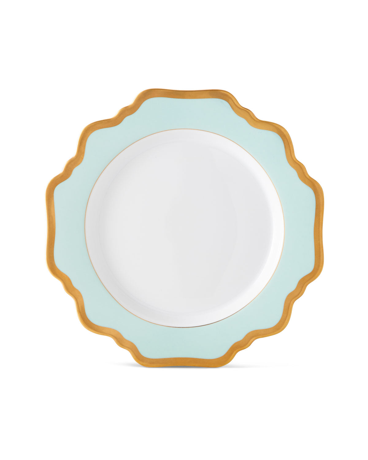 Anna's Palette Aqua Green Salad Plate