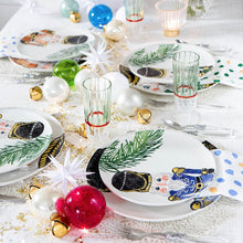 Load image into Gallery viewer, Nutcrackers Blue Salad Plate
