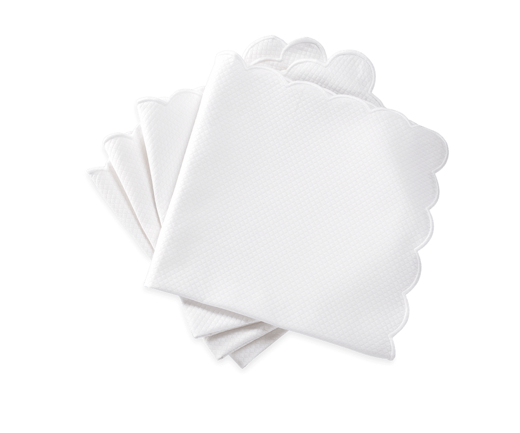 Savannah Gardens White Napkin, Set of 4
