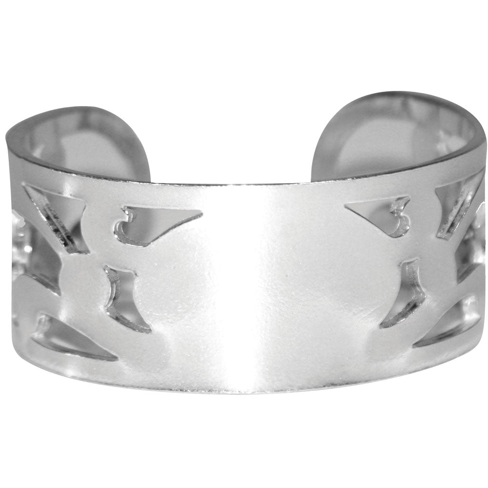 Pierced Pewter Bracelet