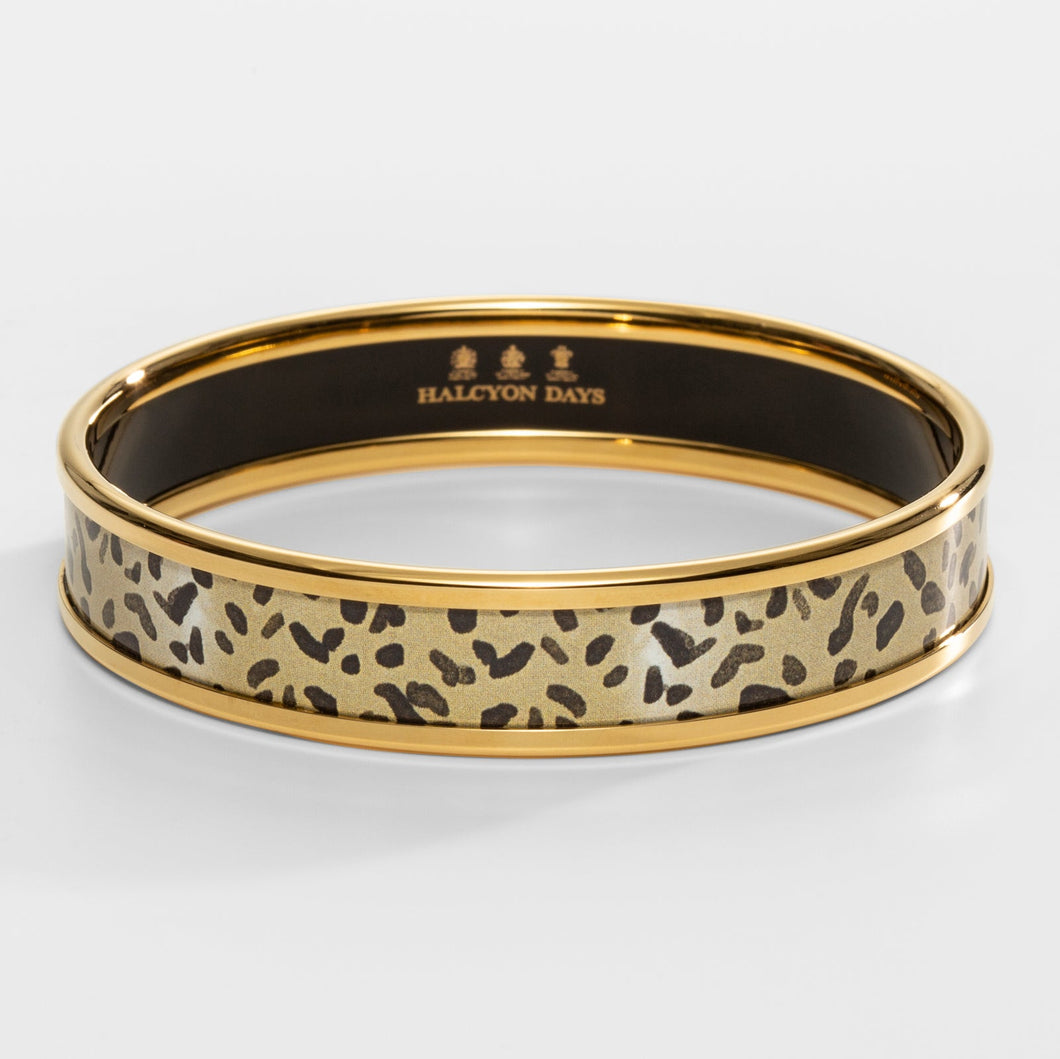 Leopard & Gold Bangle