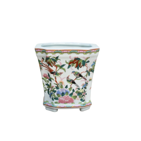Gold Rose Porcelain Cachepot, 5