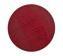 Load image into Gallery viewer, Croco Placemat in Red
