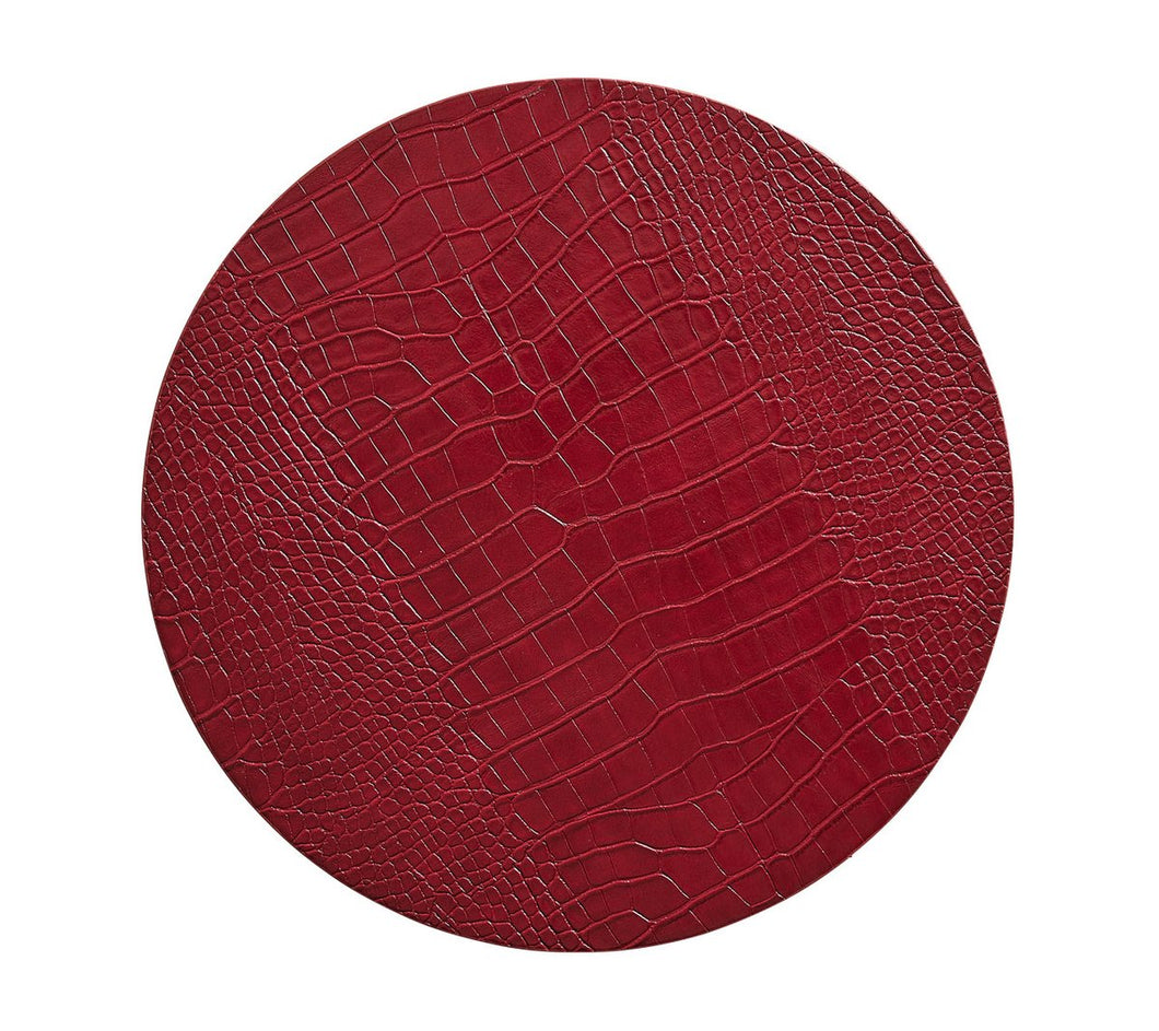 Croco Placemat in Red