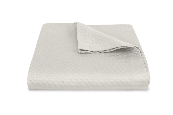Pearl Full/Queen Coverlet, Silver
