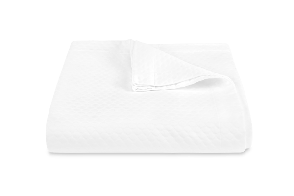 Pearl Queen Coverlet, White