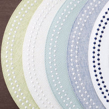 Load image into Gallery viewer, Pearls Fern/White Placemat, Set of 4
