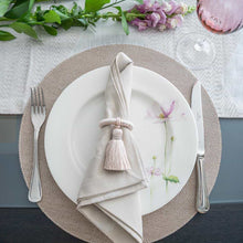 Load image into Gallery viewer, Coffee &amp; Khaki Reversible Pera Placemats, Set of 4
