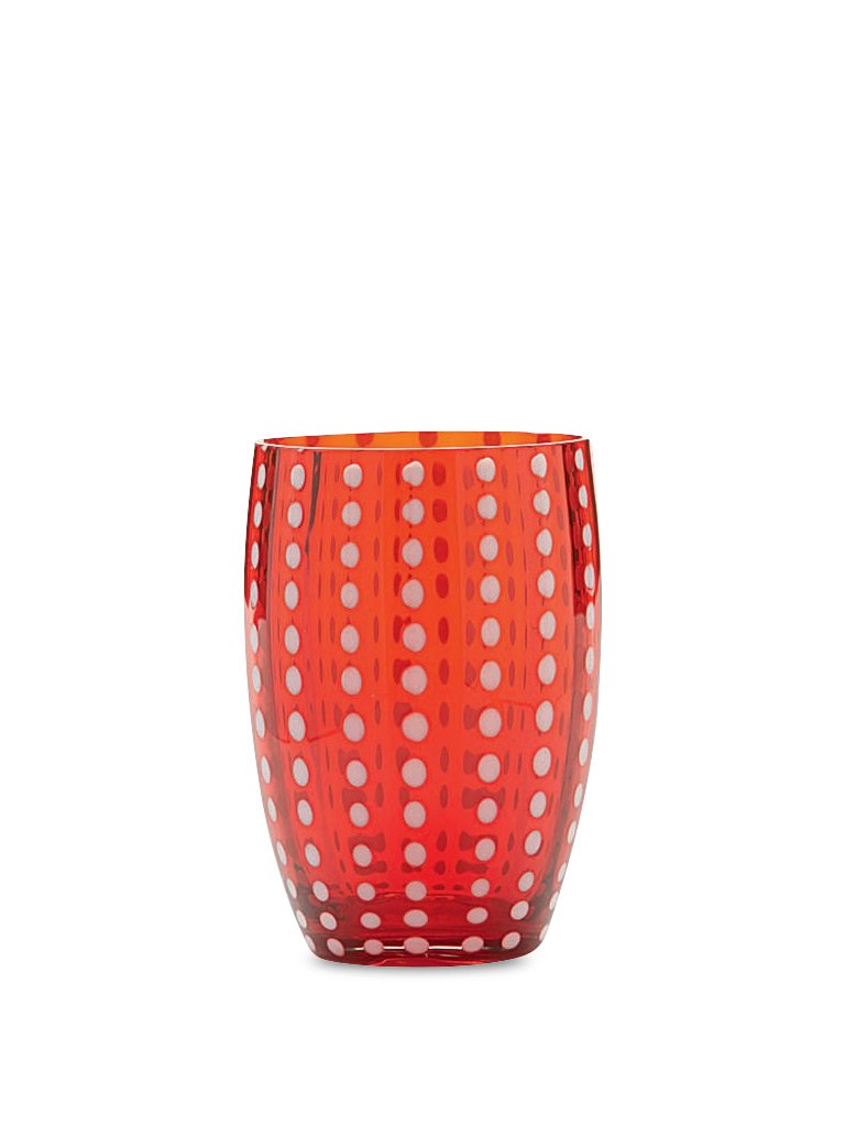 Red Perle Tumbler, Set of 2
