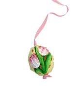Load image into Gallery viewer, Pink Tulips Painted Easter Egg

