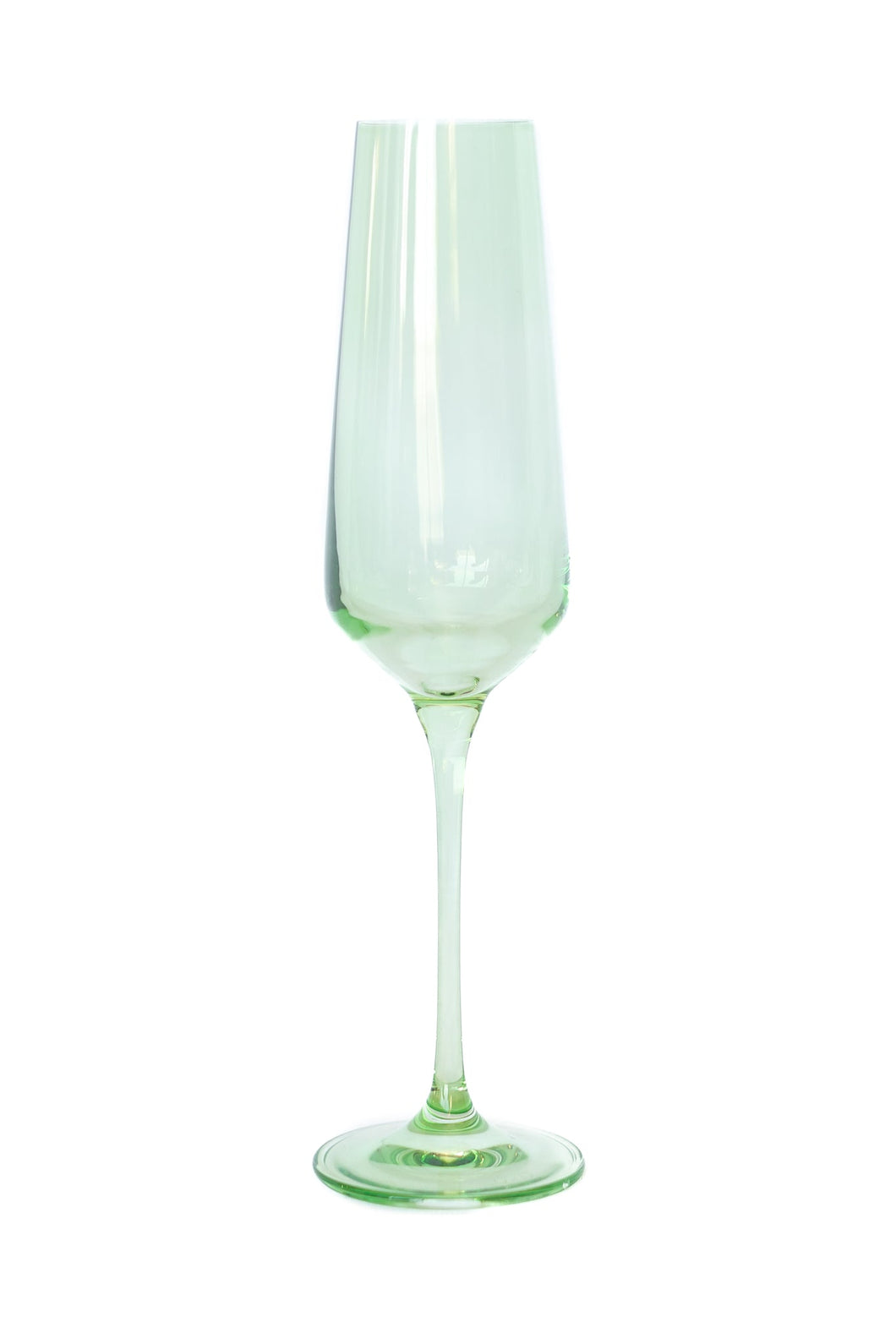 Mint Green Champagne Flute