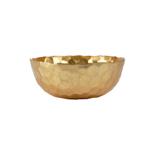 Load image into Gallery viewer, Rufolo Glass Gold Honeycomb Small Bowl

