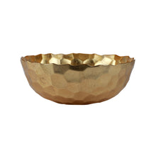 Load image into Gallery viewer, Rufolo Glass Gold Honeycomb Large Bowl

