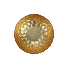 Load image into Gallery viewer, Rufolo Glass Gold Honeycomb Large Bowl
