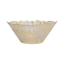 Load image into Gallery viewer, Rufolo Glass Gold Large Deep Bowl
