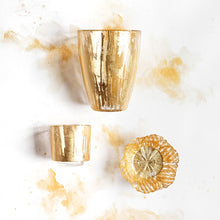 Load image into Gallery viewer, Rufolo Glass Gold Brushstroke Vase
