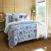 Load image into Gallery viewer, Zoya Azure Organic King Sham
