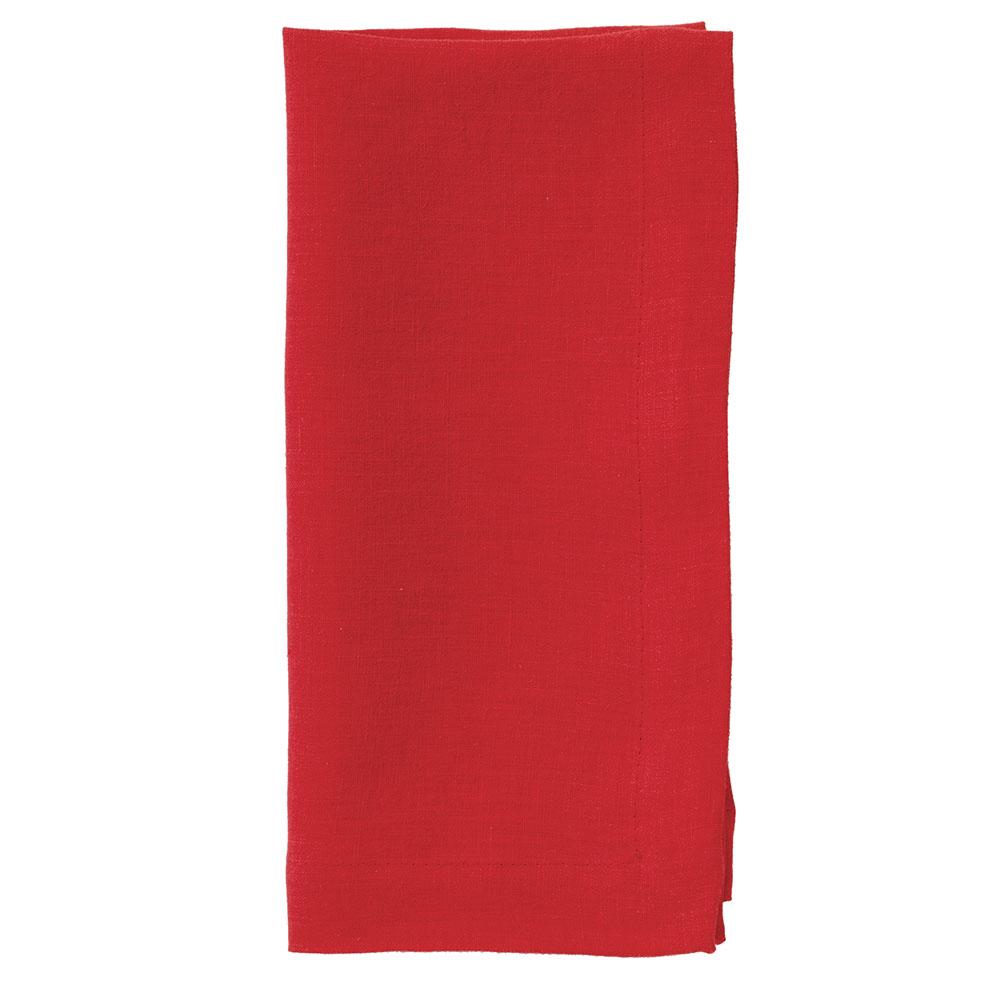 Riviera Poppy Red Napkin, Set of 4