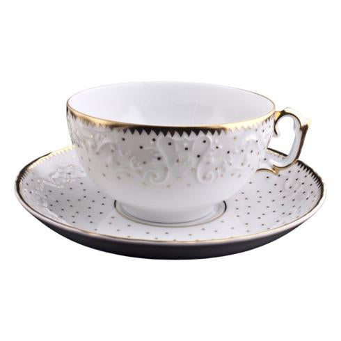 Simply Anna Gold Polka Dot Tea Cup & Saucer