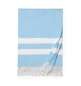 Load image into Gallery viewer, Aurora Fringed Throw, Azure
