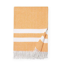 Load image into Gallery viewer, Aurora Fringed Throw, Tangerine
