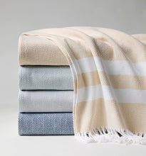 Load image into Gallery viewer, Aurora Fringed Throw, Daffodil
