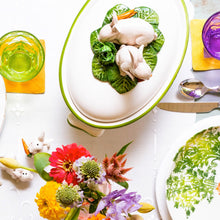 Load image into Gallery viewer, Spring Vegetables Tureen with Bunnies
