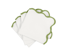 Load image into Gallery viewer, Scallop Edge Grass Napkin, Set of 4
