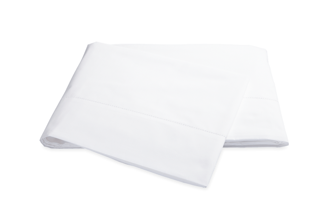 Sierra Hemstitch Full/Queen Flat Sheet, White