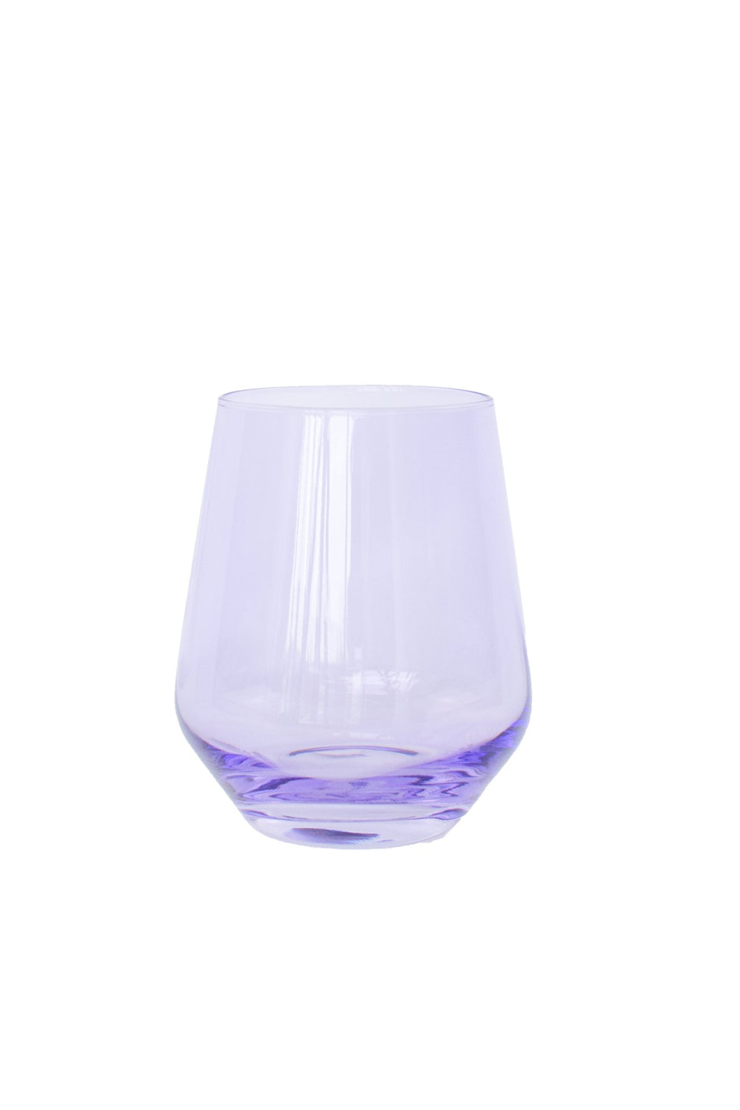 Lavender Stemless Wine Glass