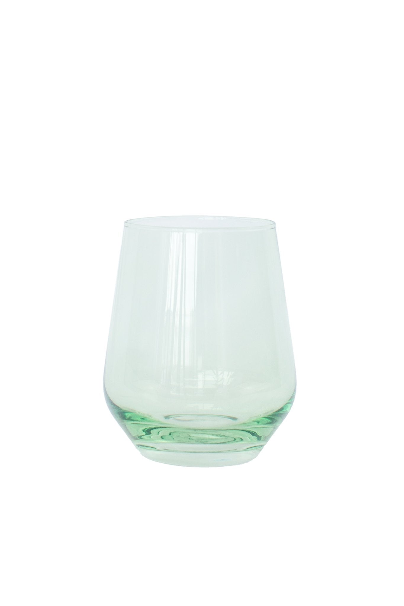 Wine Stemless Mint Green