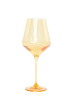 Load image into Gallery viewer, Yellow Wine Glass
