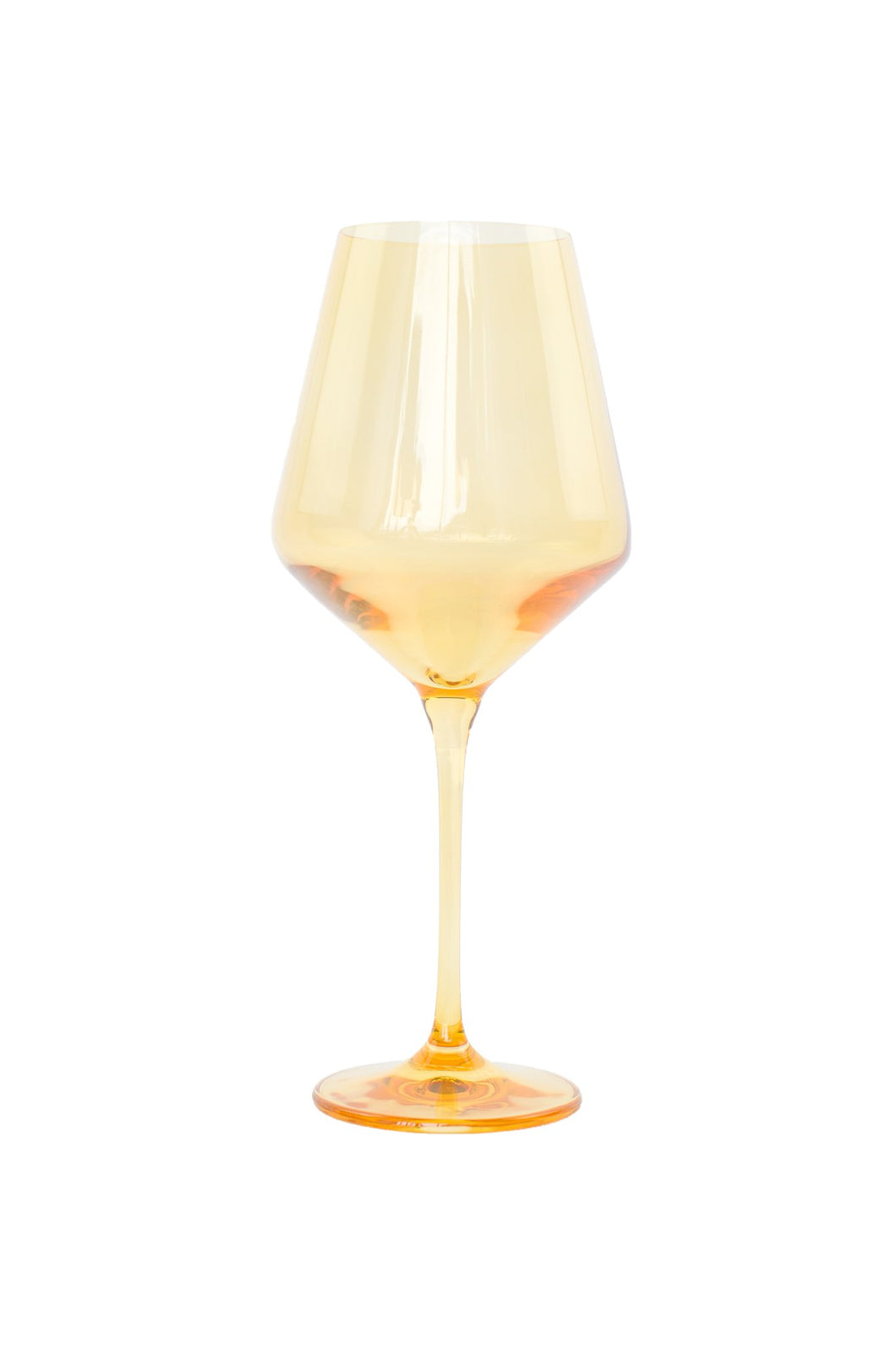 Yellow Wine Glass