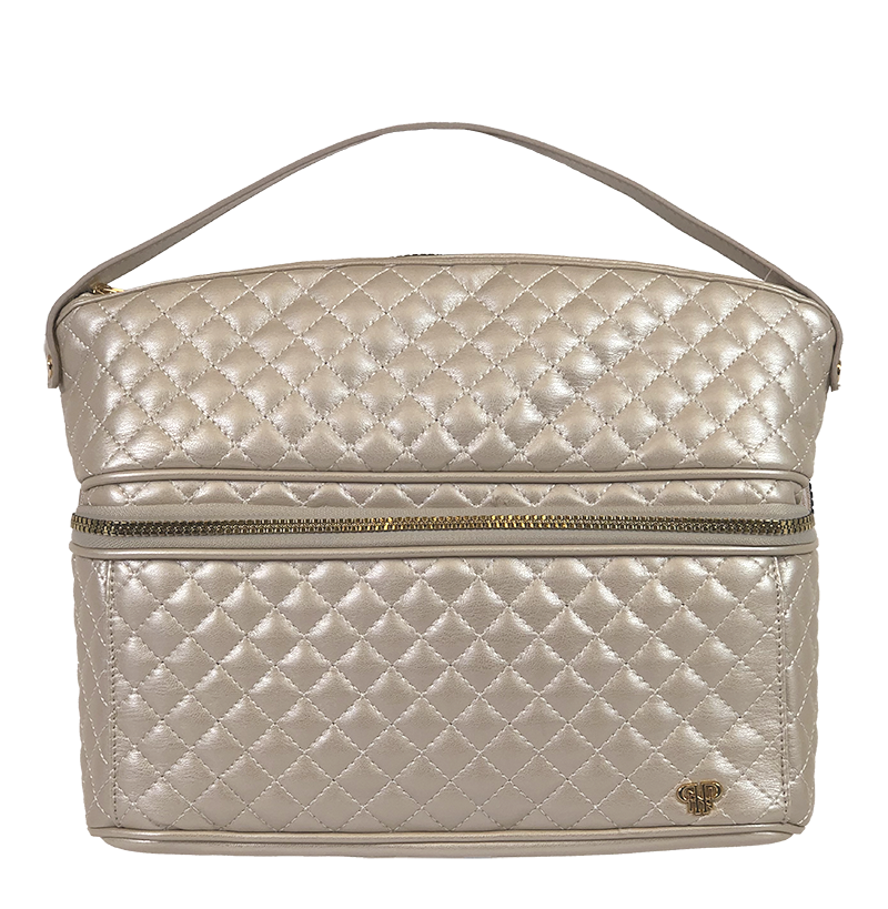 Stylist Travel Bag, Quilted Pearl