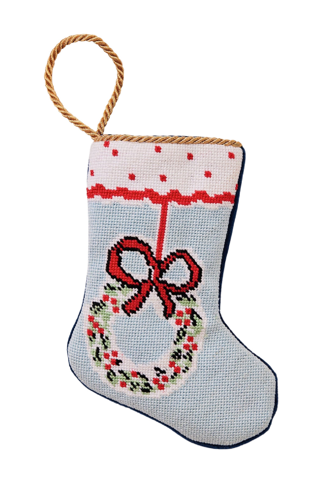 Holiday Cheer Wreath by For Pete's Sake Pottery Bauble Stocking