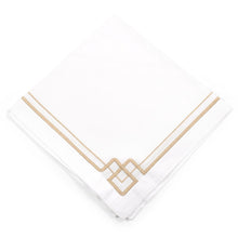 Load image into Gallery viewer, Interlocking Key Napkin Taupe, Set of 4

